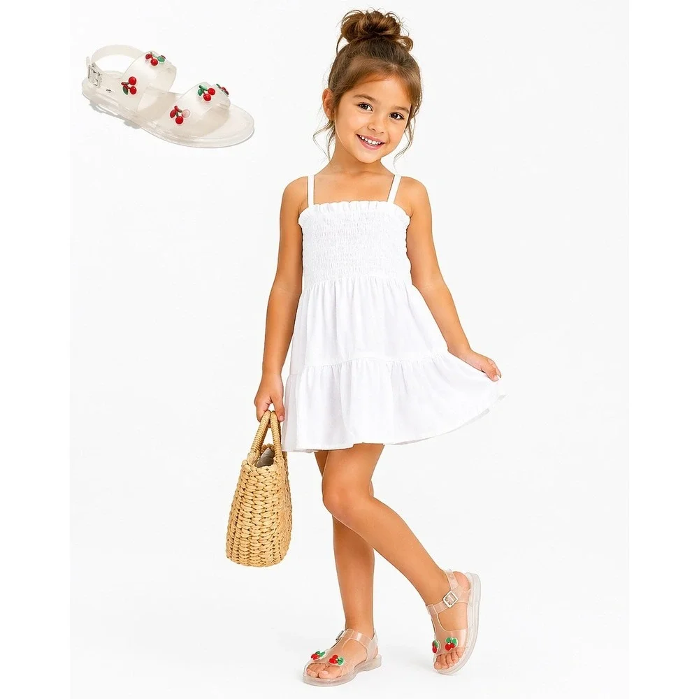Girls' Art Class Cherry‎ Red Saniah Jelly Sandals 4 New With Tags